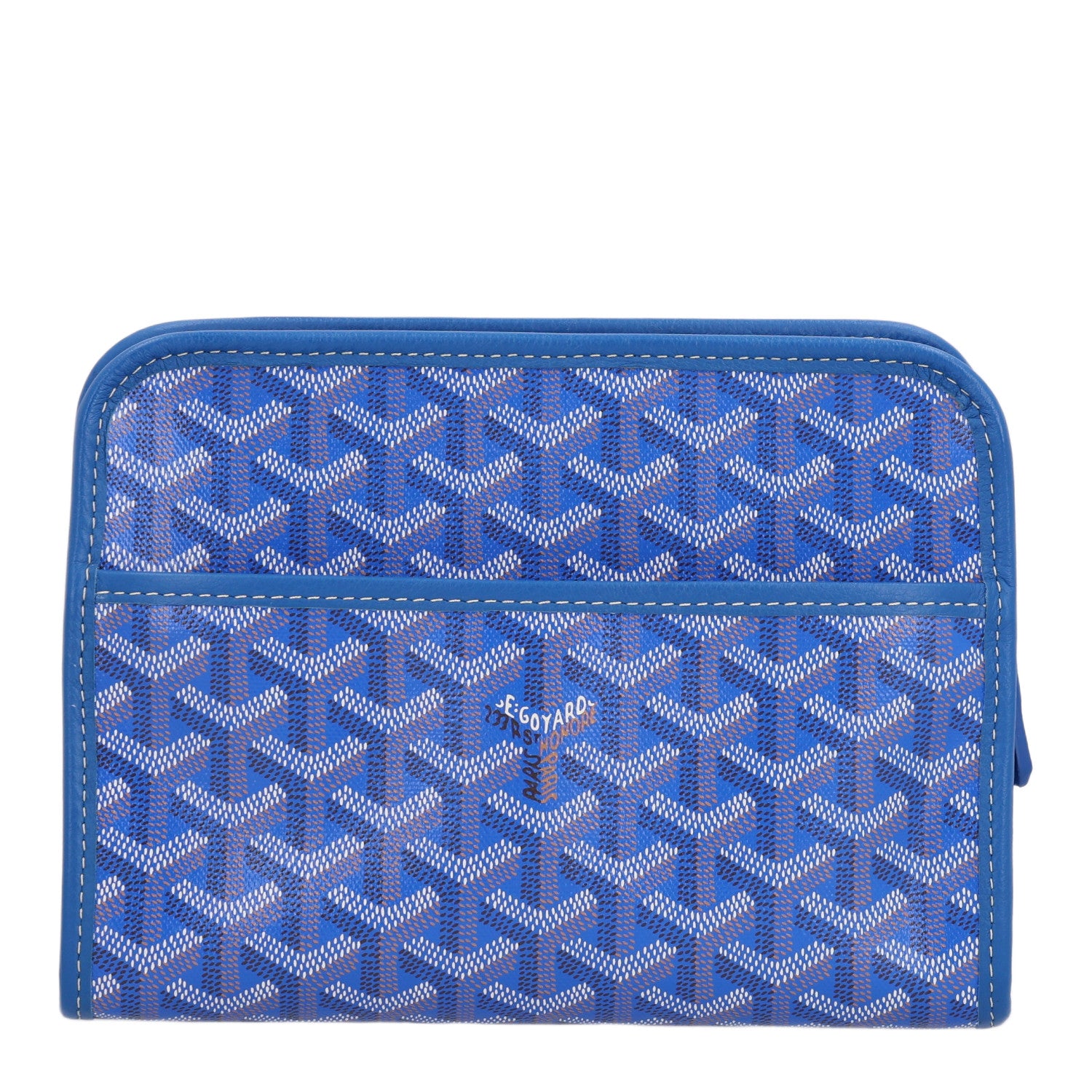 Goyard Goyardine Jouvence PM Toiletry Pouch Sky Blue 1 of 10