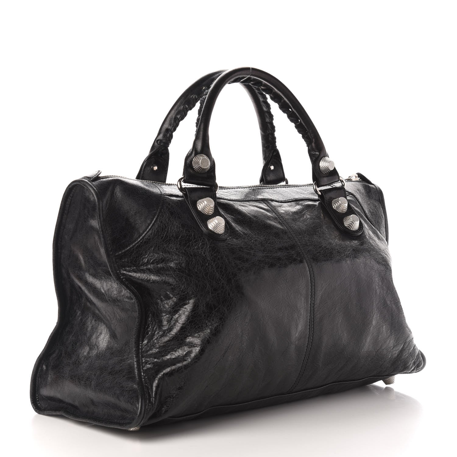 Balenciaga Agneau Giant 21 Silver Hardware Work Black 4 of 15