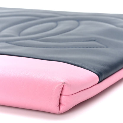 Chanel Lambskin Colorblock Cosmetic Case Multicolor 9 of 9