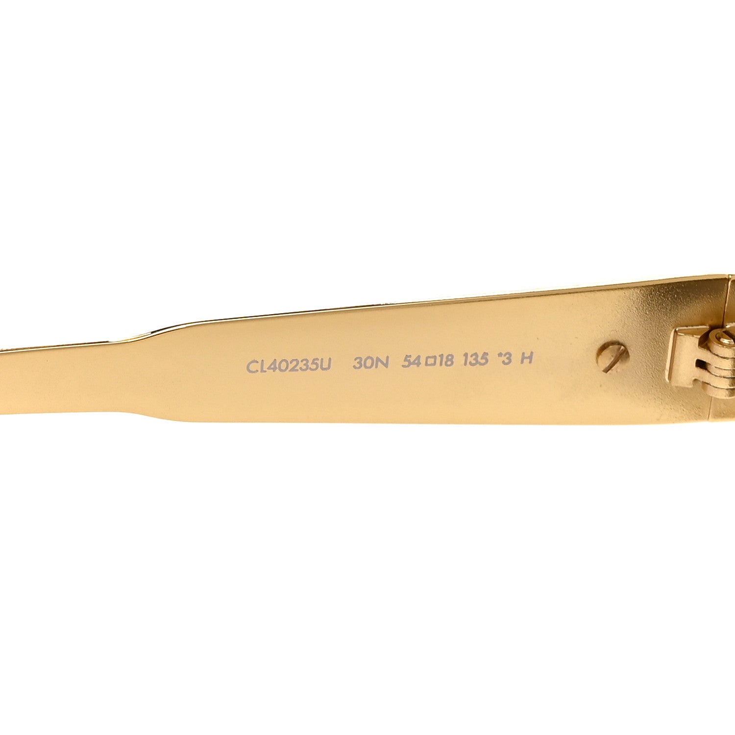Celine Metal Triomphe 01 Sunglasses CL40235U Gold Green 5 of 7