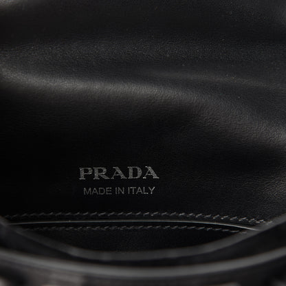 Prada Cavallino Velluto Corsaire Antic Crossbody Bag Biliardo Black 8 of 10