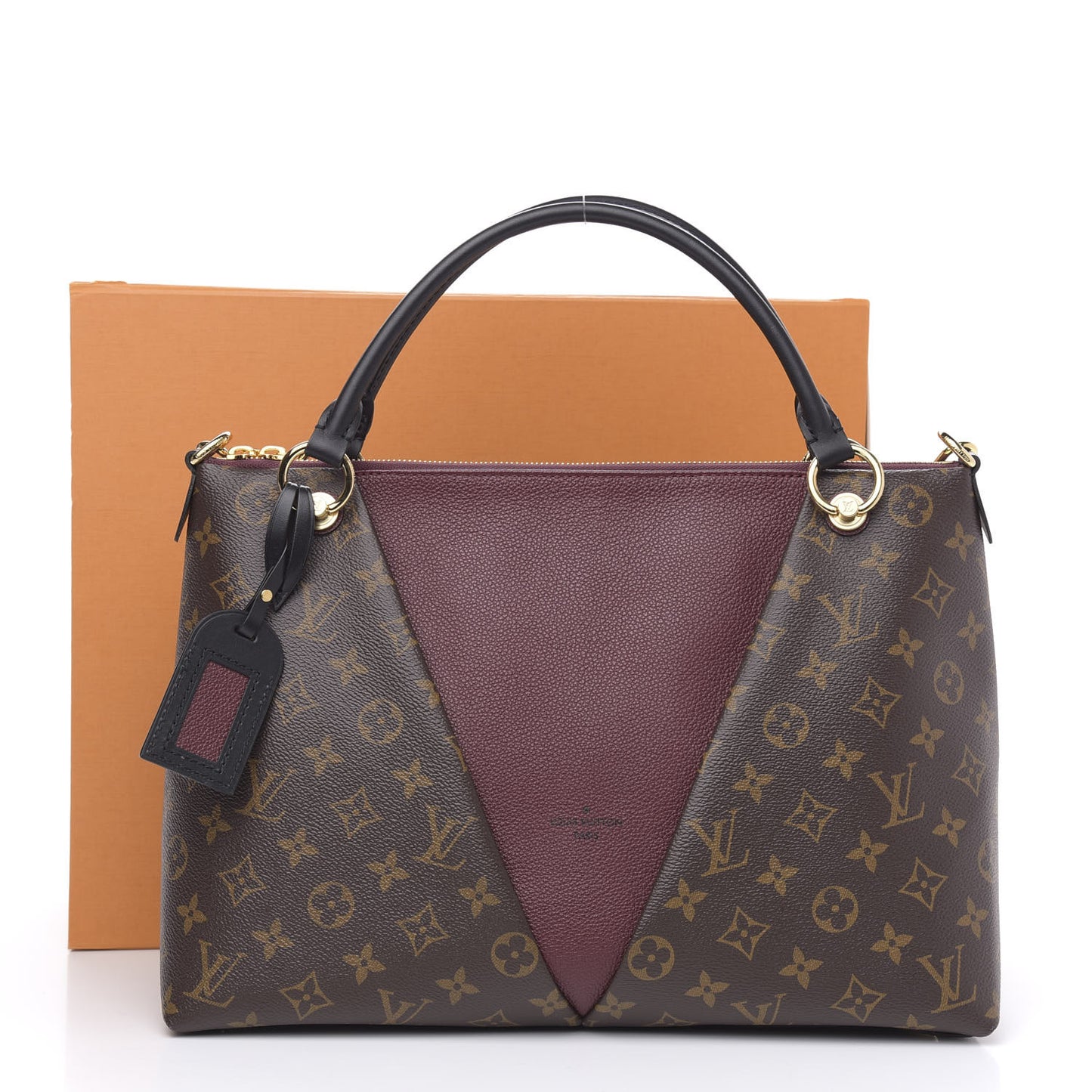 Monogram V Tote MM Bordeaux