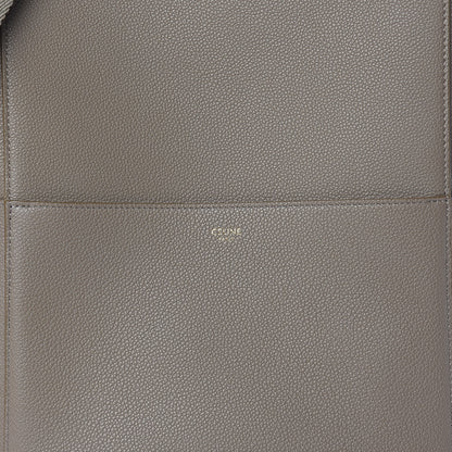 Celine Soft Grained Calfskin Sangle Bucket Bag Taupe 9 of 12