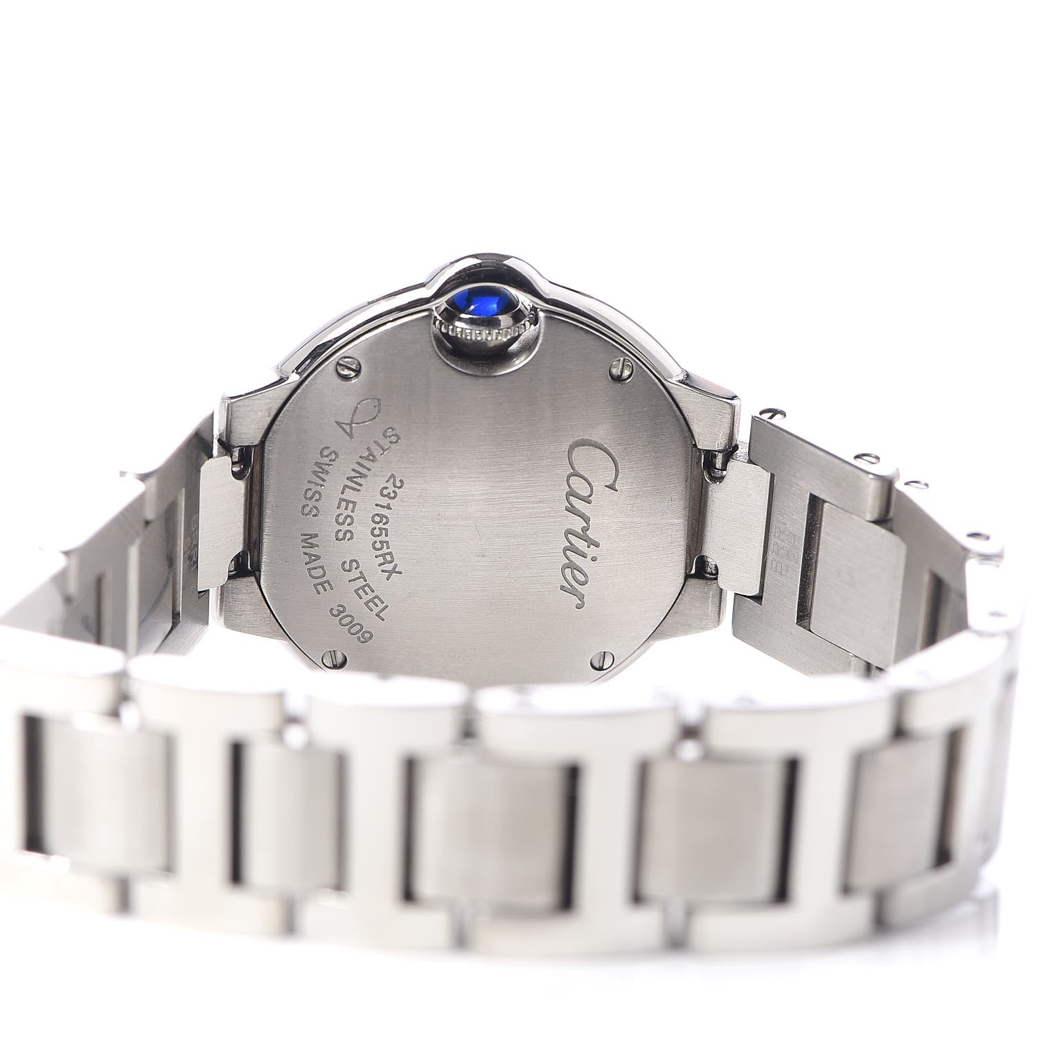 Cartier Stainless Steel 28mm Ballon Bleu De Quartz Watch 5 of 6