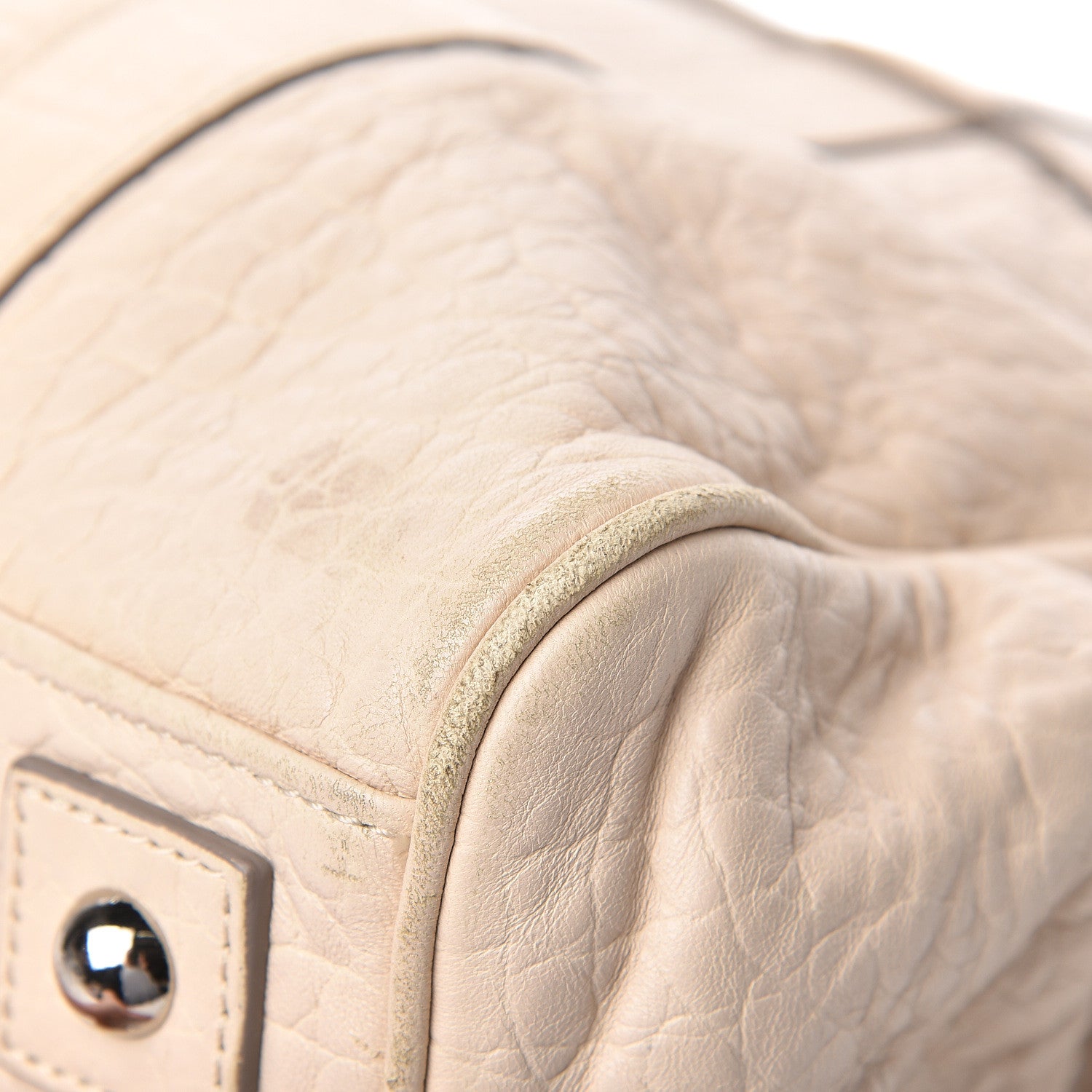 Mulberry Calfskin Crocodile Embossed Bayswater Snowball White 20 of 21