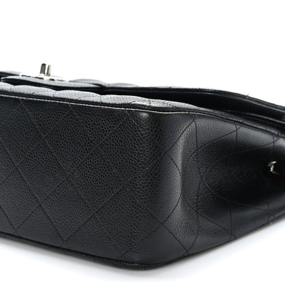 Chanel Caviar Quilted Jumbo Double Flap Black 9 of 10
