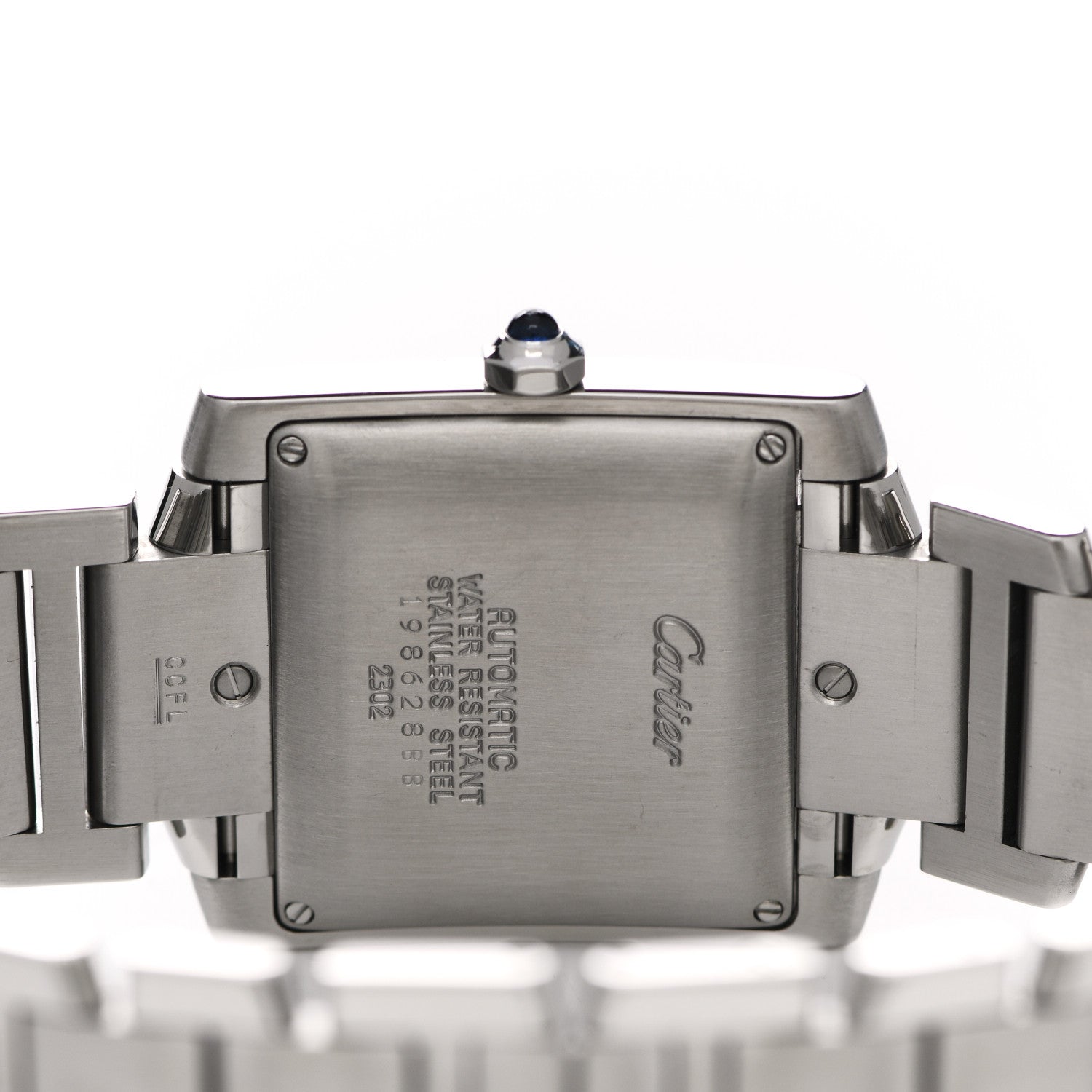 Cartier Stainless Steel 28mm Tank Francaise Automatic Watch 4 of 4