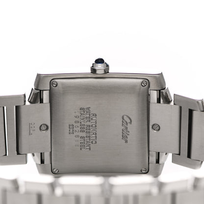 Cartier Stainless Steel 28mm Tank Francaise Automatic Watch 4 of 4