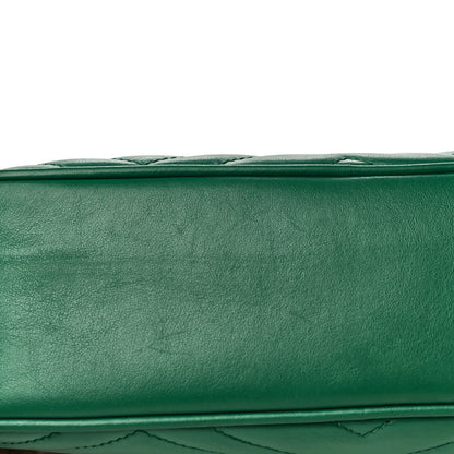 Gucci Calfskin Matelasse Small GG Marmont Chain Shoulder Bag Emerald Green 14 of 21