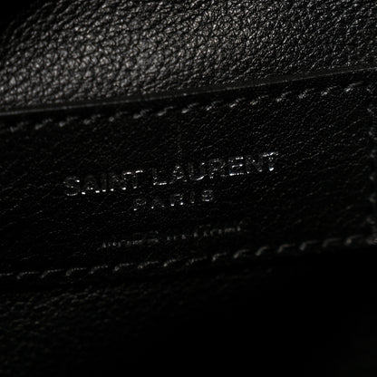Saint Laurent Cotton Studded Le 5 A 7 Soft Hobo Black 6 of 12