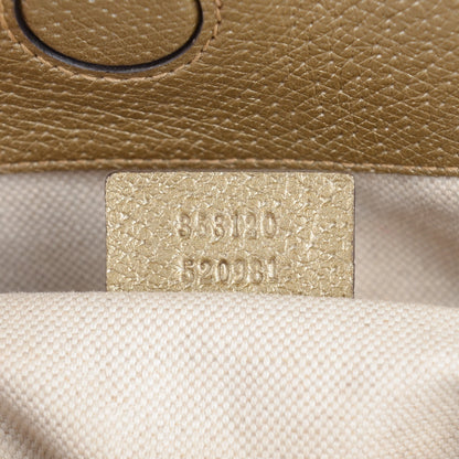 Gucci Monogram Medium Bree Foldover Tote Golden Beige 7 of 7