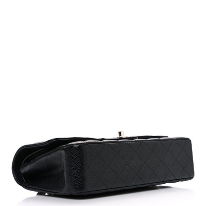 Chanel Caviar Quilted Medium Double Flap Black 4 of 11