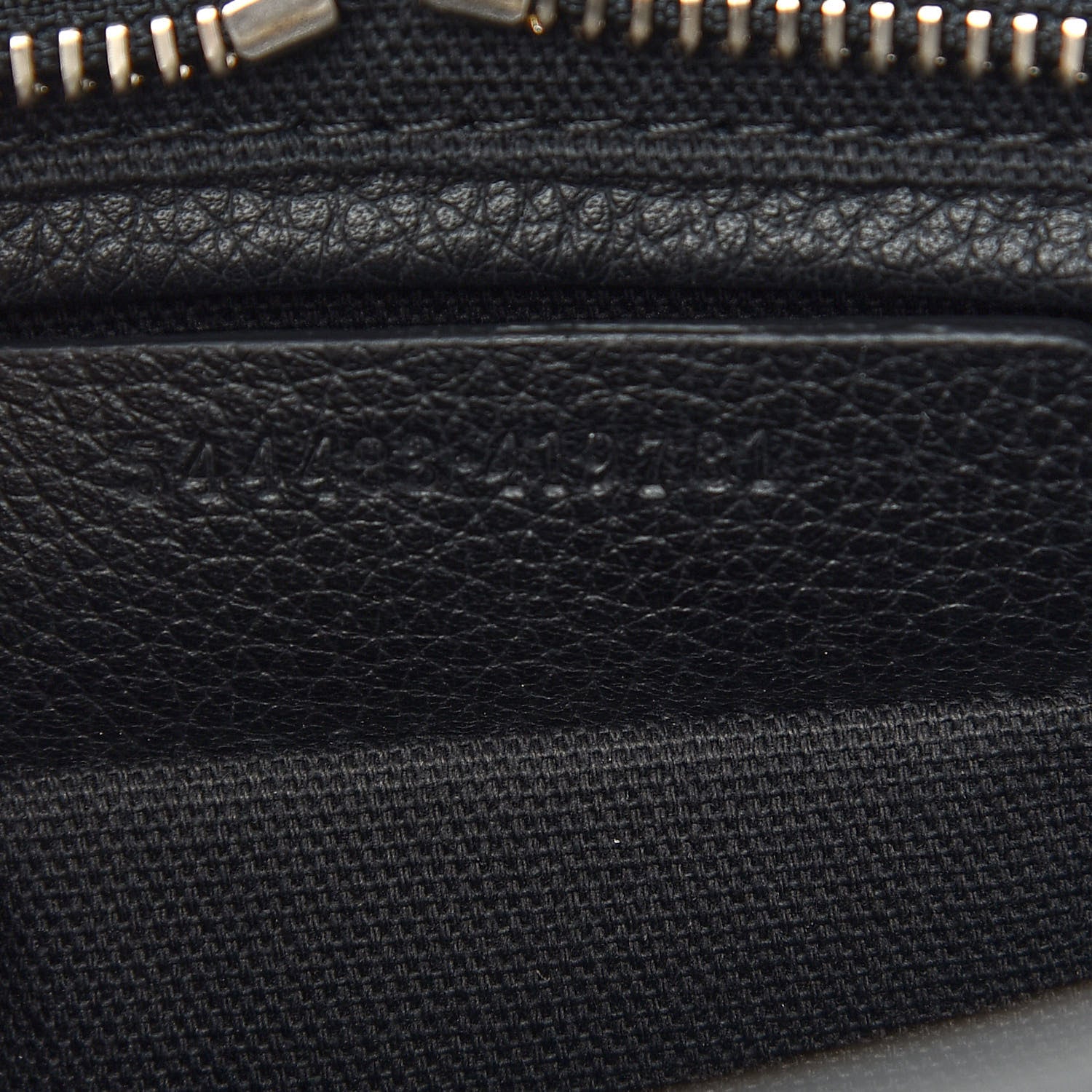 Alexander McQueen Pebbled Calfskin Mini Padlock Tote Black 9 of 9