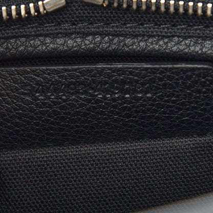 Alexander McQueen Pebbled Calfskin Mini Padlock Tote Black 9 of 9
