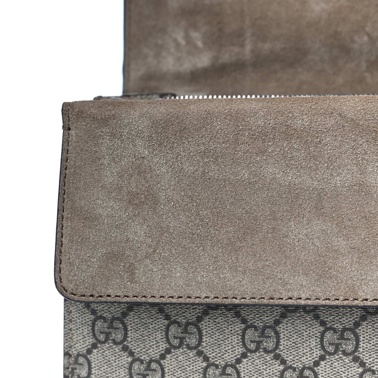 GG Supreme Monogram Small Dionysus Shoulder Bag Taupe
