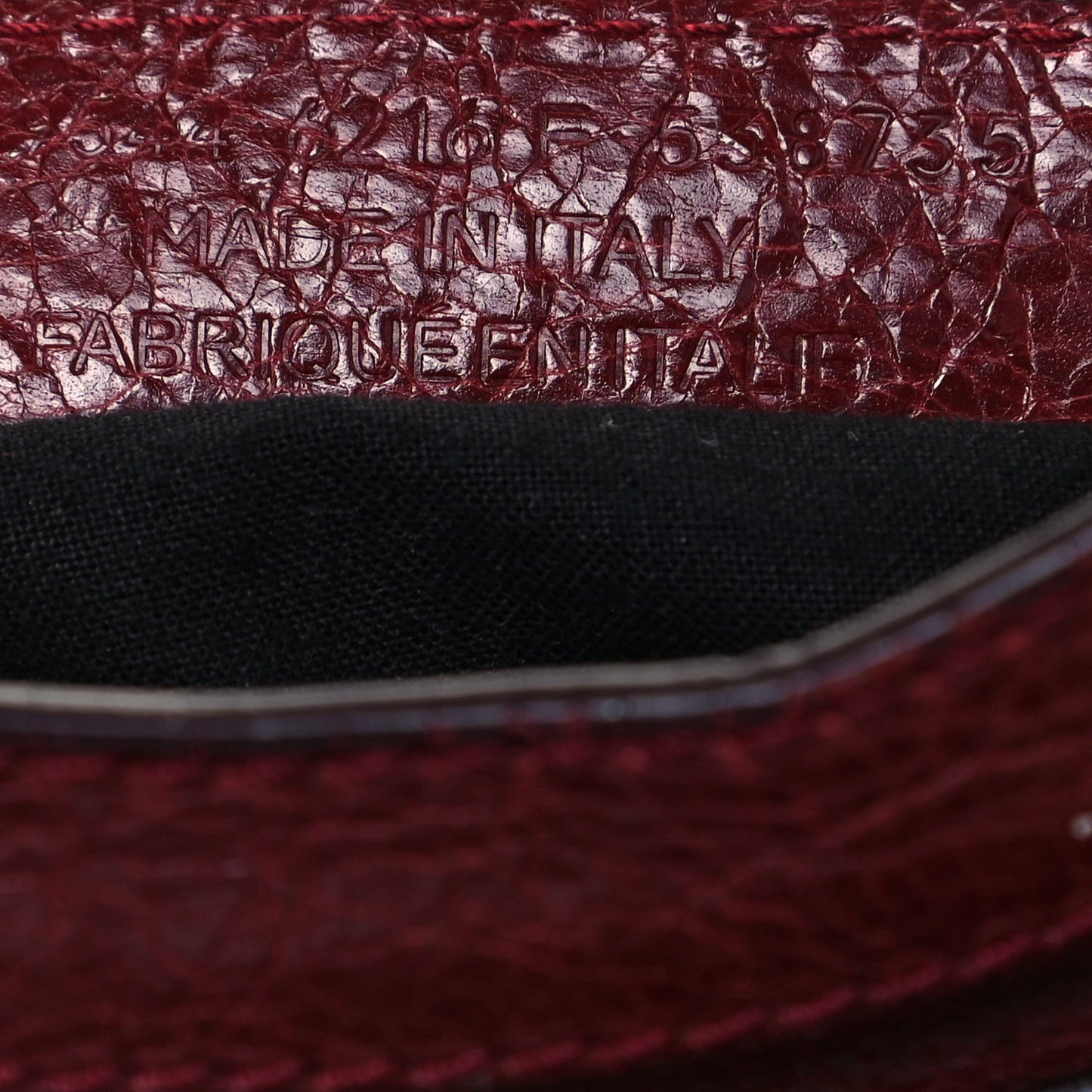 Agneau Giant 12 Gold Hardware Mini City Rouge Cerise