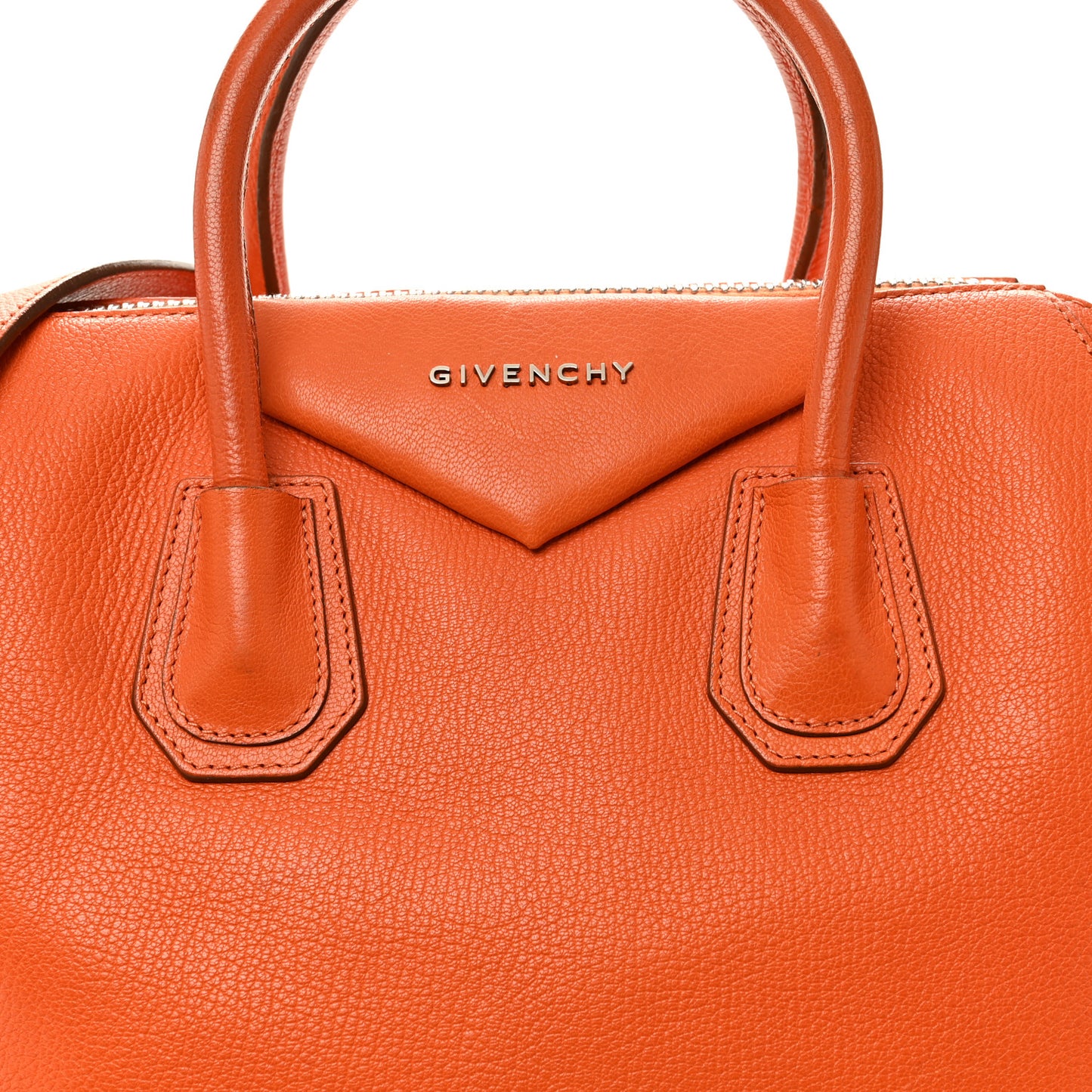Sugar Goatskin Medium Antigona Orange