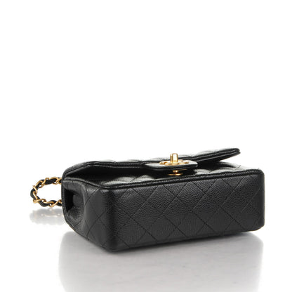 Chanel Caviar Quilted Mini Rectangular Flap Black 4 of 7