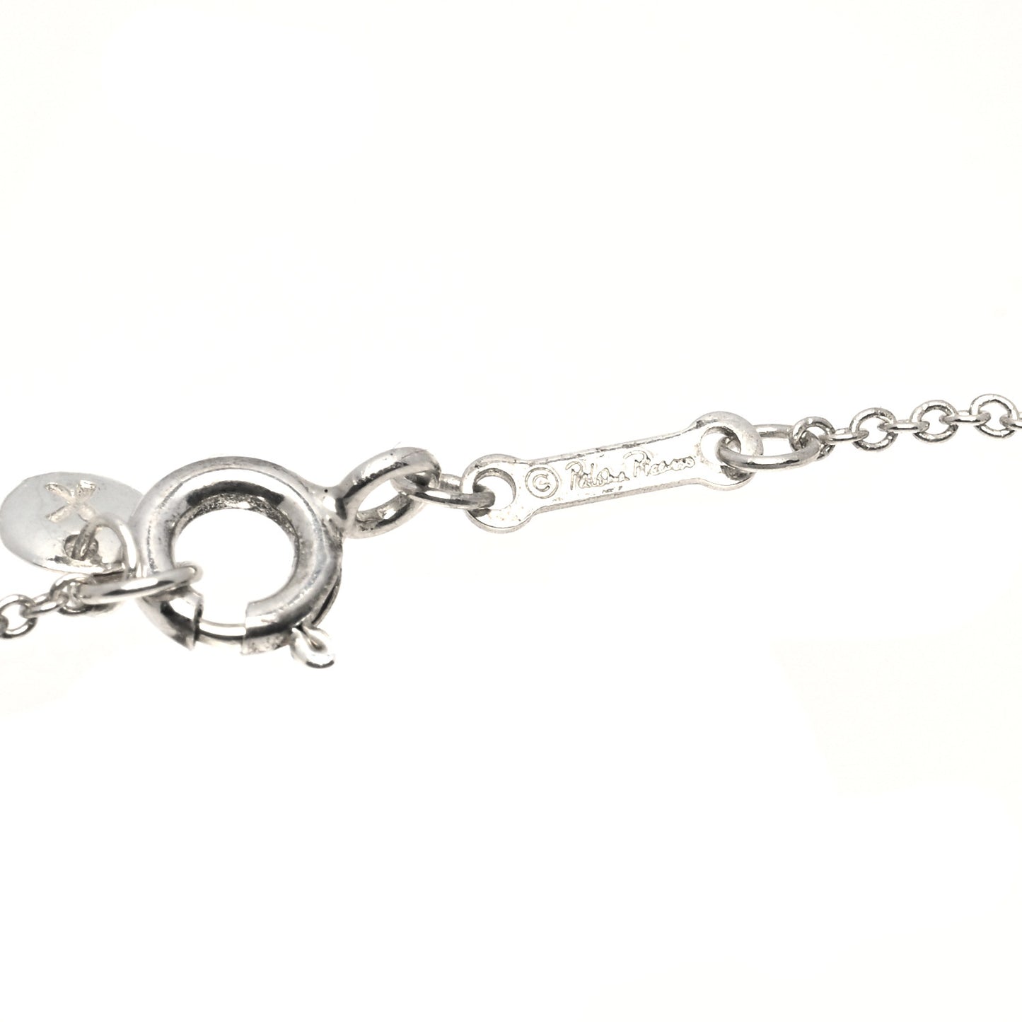 Sterling Silver Paloma's Graffiti Music Note Pendant Necklace