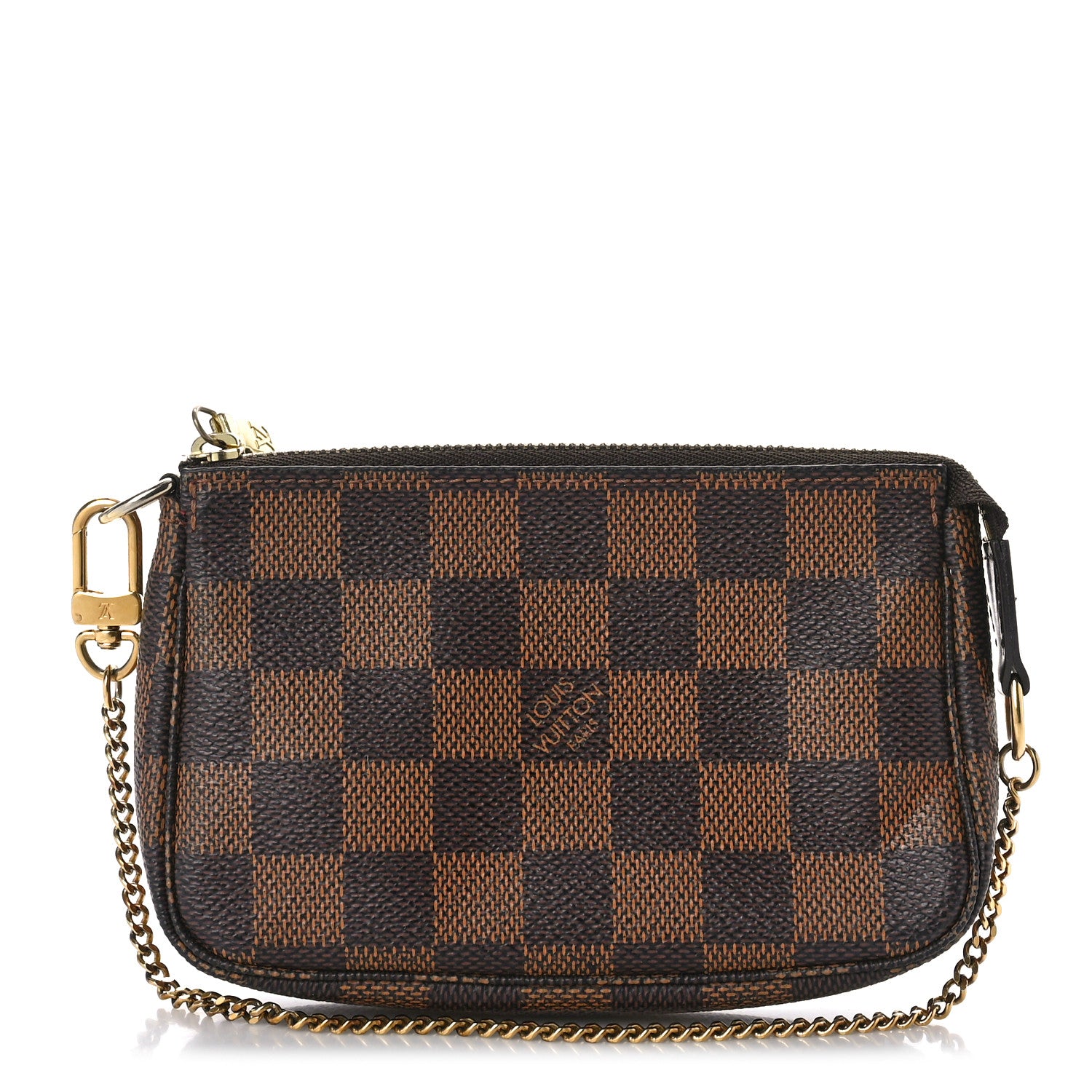 Louis Vuitton Damier Ebene Mini Pochette Accessories 1 of 9