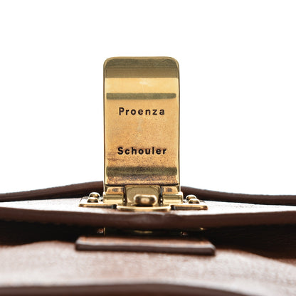 Proenza Schouler Lambskin Medium PS1 Satchel Saddle 9 of 10