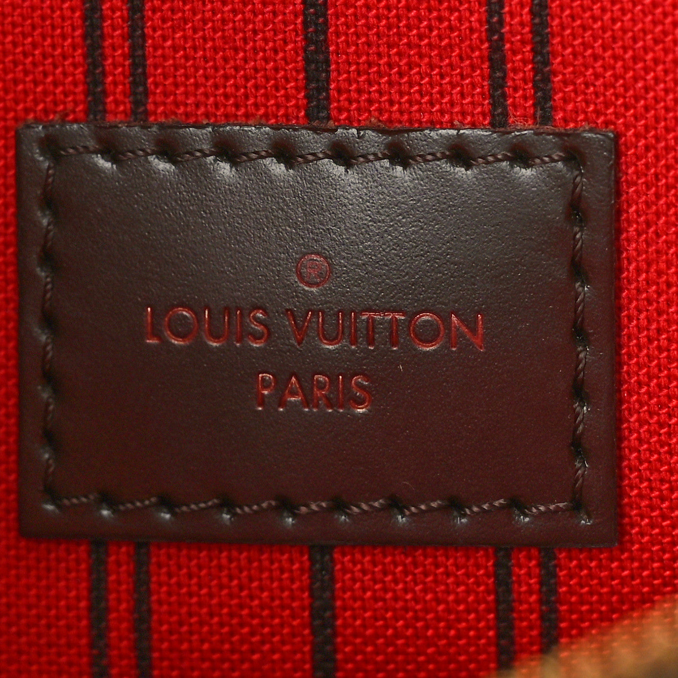 Louis Vuitton Damier Ebene Neverfull MM GM Pochette 6 of 8