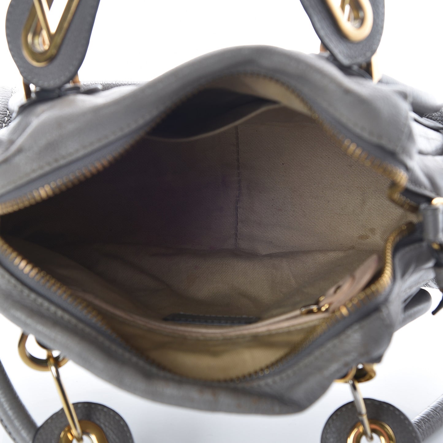 Calfskin Small Paraty Cashmere Grey