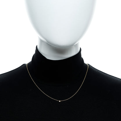 Tiffany 18K Yellow Gold Diamond Elsa Peretti .05ct Diamonds by the Yard Pendant Necklace 2 of 7