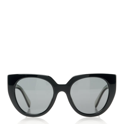 Prada Acetate Sunglasses SPR 14W Black White 2 of 8