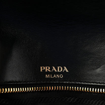 Prada Saffiano Flap Shoulder Bag Black 6 of 9