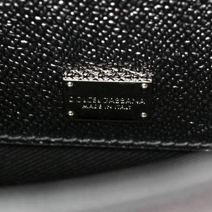 Dolce & Gabbana Metallic Dauphine Medium Miss Sicily Satchel Silver 5 of 6