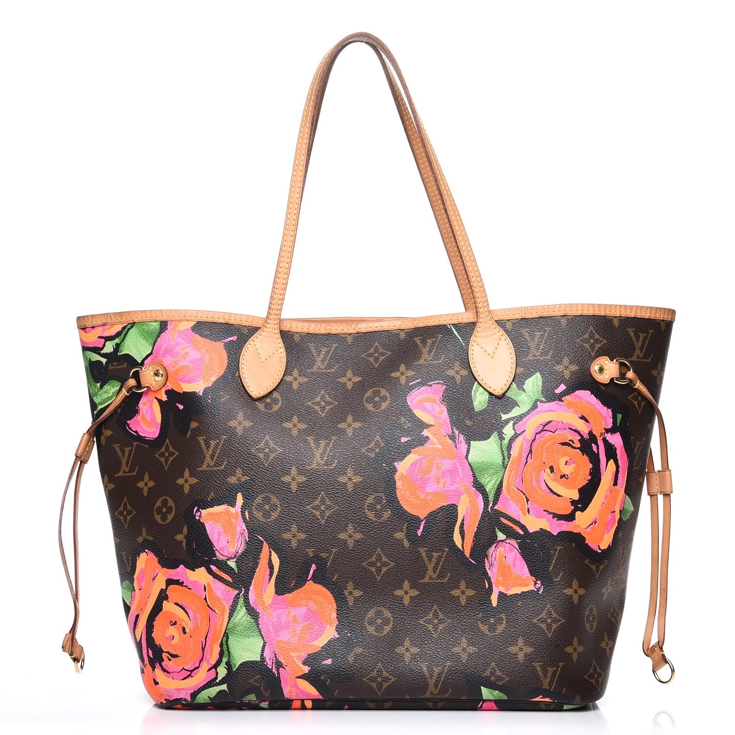 Louis Vuitton Monogram Roses Neverfull MM 1 of 10