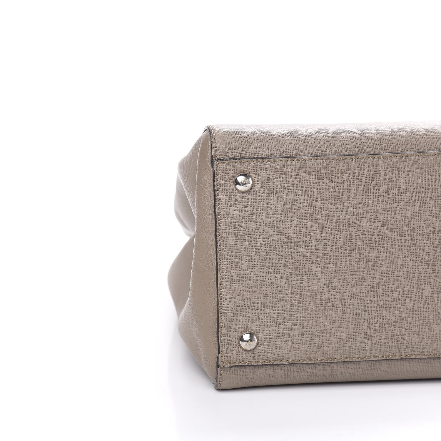 Fendi Vitello Elite Large 2Jours Tote Tortora 8 of 11