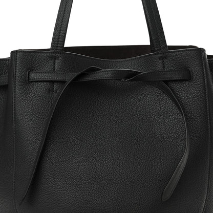 Celine Soft Grained Calfskin Small Belt Cabas Phantom Grey 7 of 15