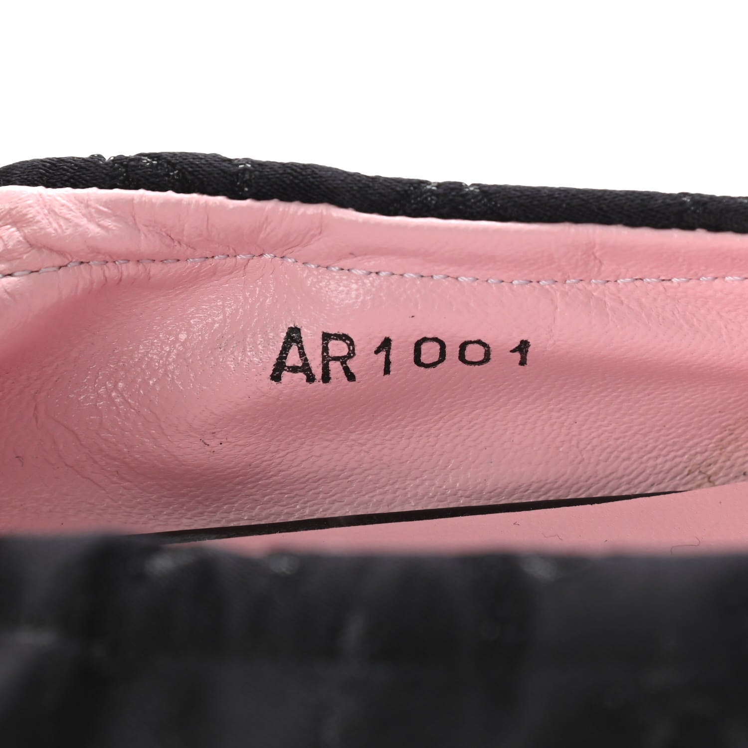 Louis Vuitton Satin Monogram Ballerina Flats 36.5 Black 4 of 8