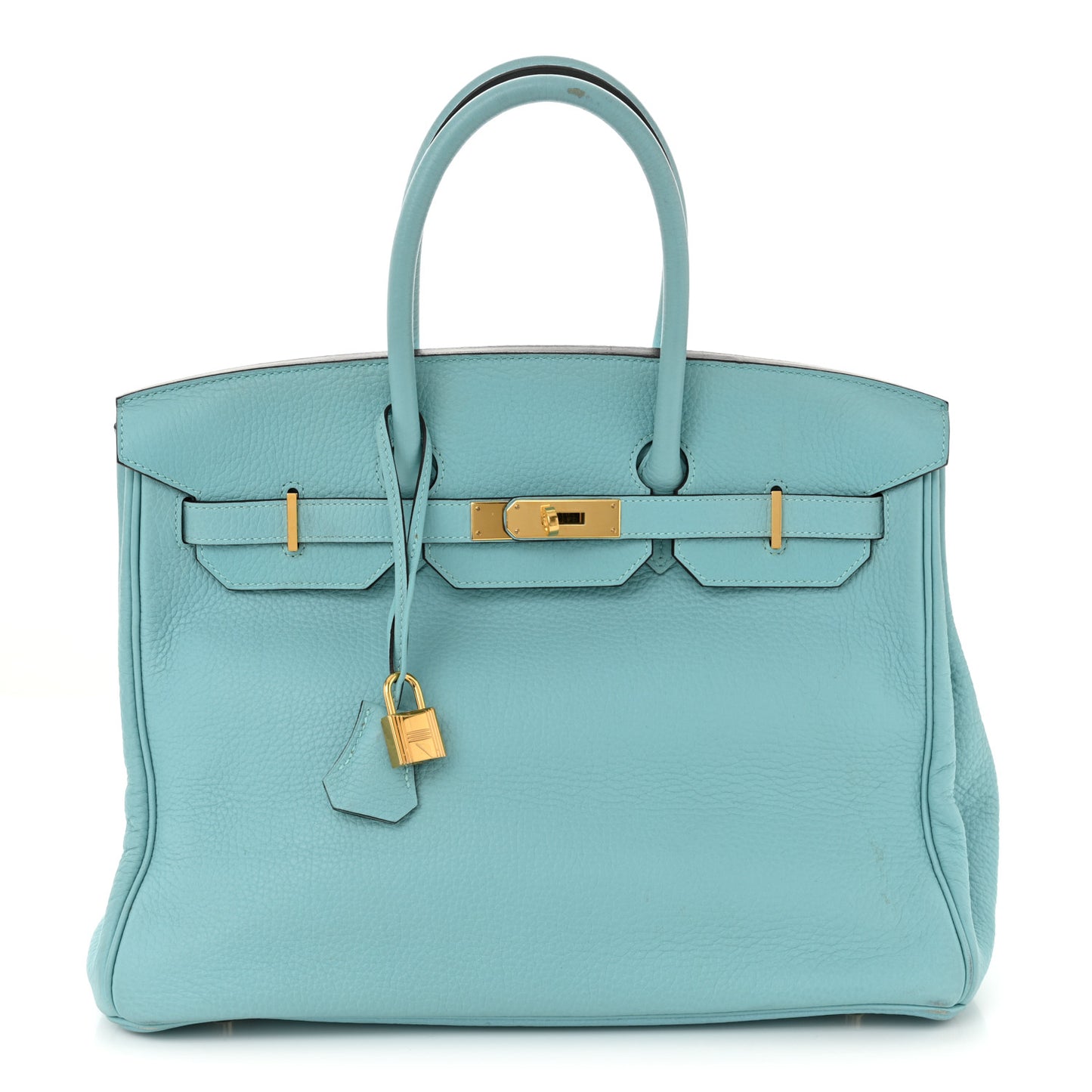 Taurillon Clemence BIRKIN 35  Bleu Atoll
