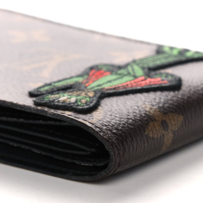 Louis Vuitton Monogram Embroidered Cartoon LV Friends Slender Wallet 11 of 12