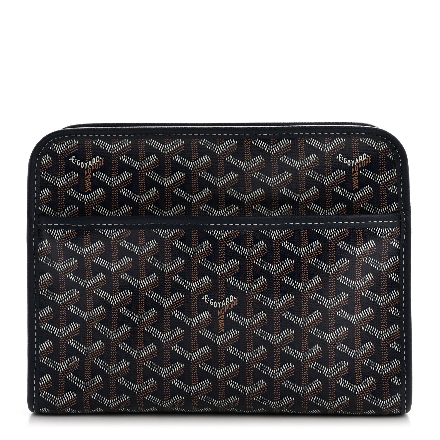 Goyard Goyardine Jouvence Toiletry Pouch Navy 1 of 7
