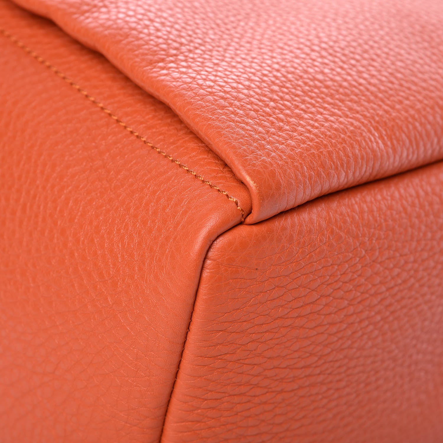 Fendi Cuoio Romano Selleria Backpack Orange 8 of 11