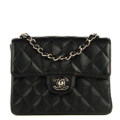 Chanel Caviar Quilted Mini Square Flap Black 1 of 8