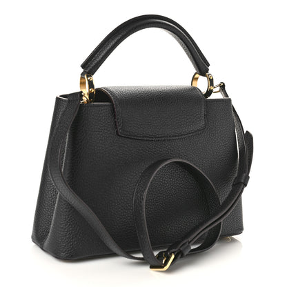 Louis Vuitton Taurillon Capucines BB Black 3 of 8