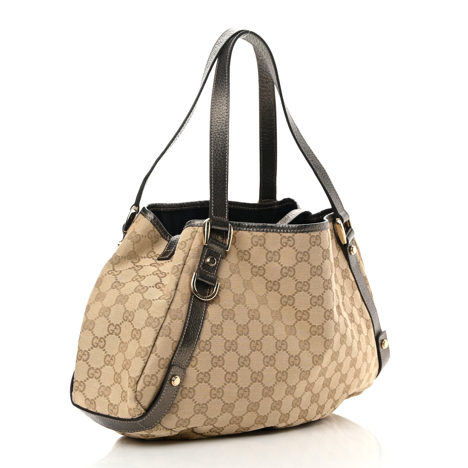 Gucci Monogram Medium Abbey Shoulder Bag Pewter 3 of 15