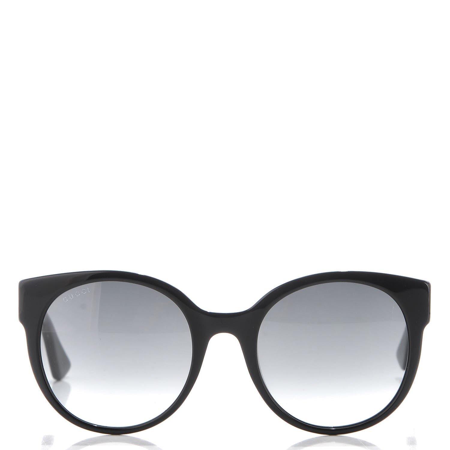 Gucci Acetate Round Sunglasses GG 0035S Black 2 of 8