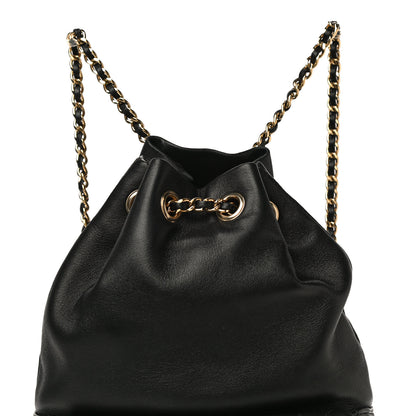 Chanel Lambskin Quilted Small in Seoul Backpack Black 8 of 10