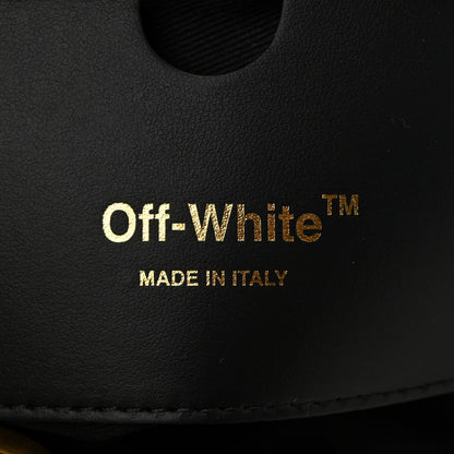 Off-White Calfskin Paperclip Hobo Bag Black 6 of 9