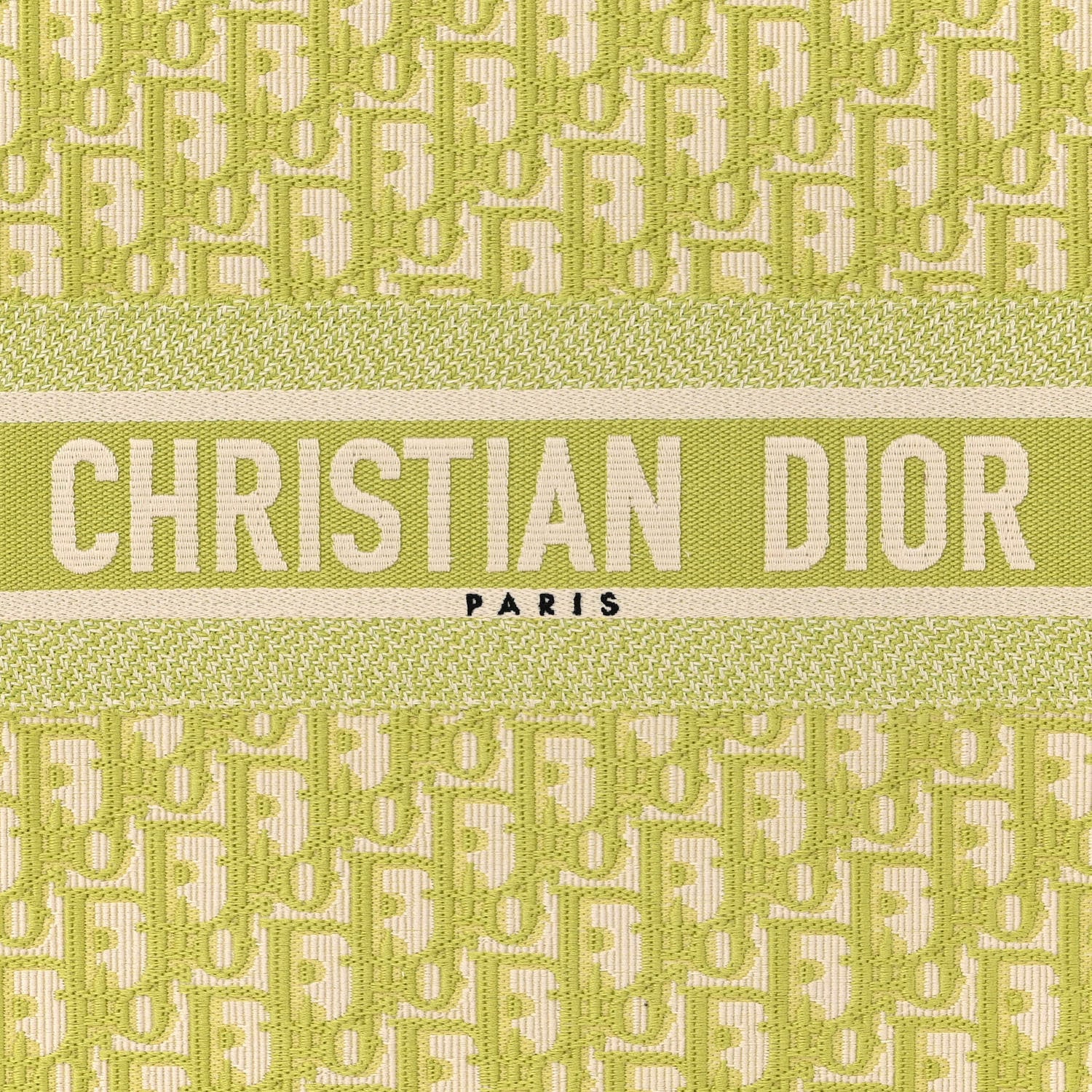 Christian Dior Oblique Large Book Tote Vert Anis 7 of 9