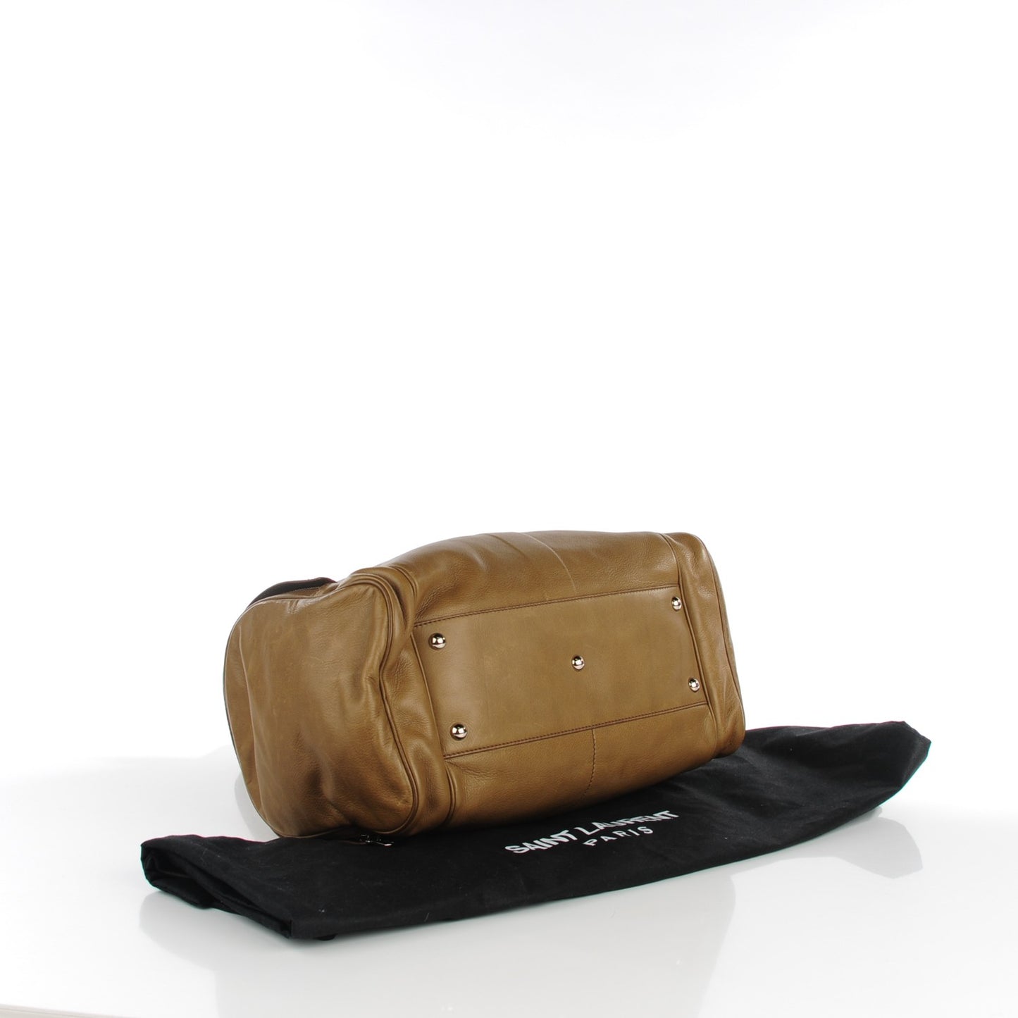 Calfskin Large Vanity Bowler Green