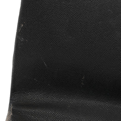 Chanel Caviar Lizard Embossed Quilted Small Coco Handle Flap Black 12 of 17