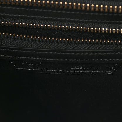 Celine Goatskin Smooth Calfskin Micro Tri-Color Luggage Olive 5 of 7