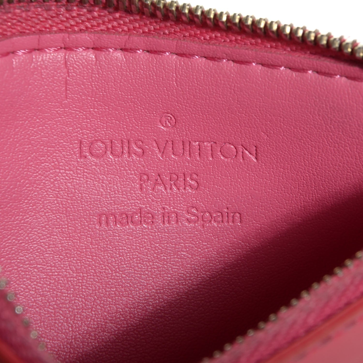 Louis Vuitton Vernis Key Pouch Framboise 6 of 7